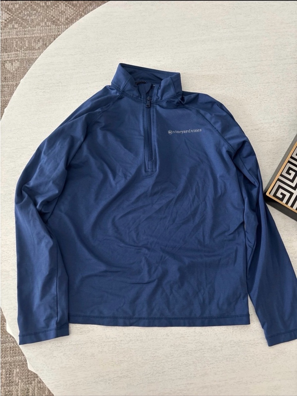 Boy’s Navy Blue Vineyard Vines Quarter Zip